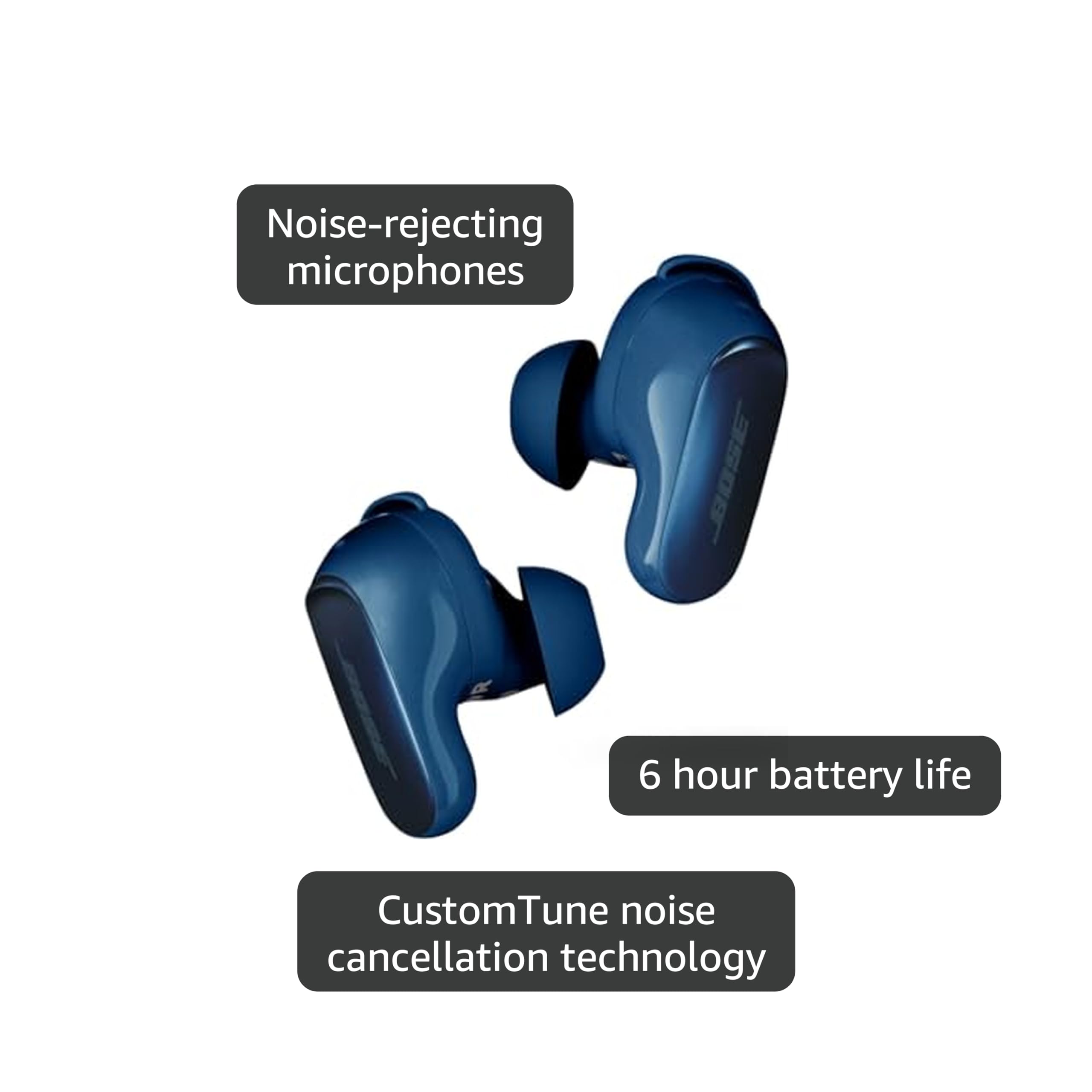 Amazon.com: Bose QuietComfort Ultra Bluetooth Earbuds, Wireless